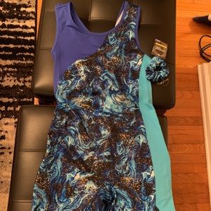 Danskin Dance Leotard Blue